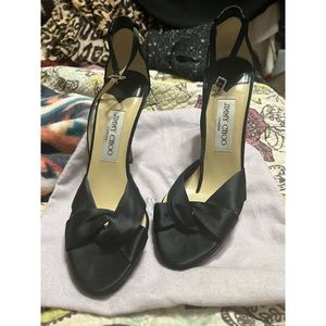 Jimmy Choo Macy Satin Platform